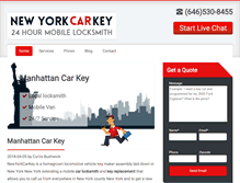 Tablet Screenshot of newyorkcarkey.com